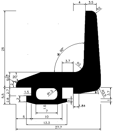 RT - G592 25×27,7 mm