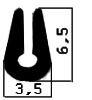 TU1 - G312 6,5×3,5×0,4 mm