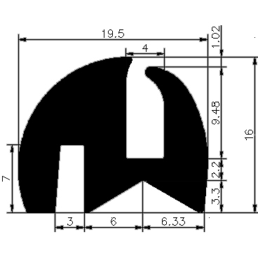 KL - G275 19,5×16 mm